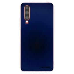Átlátszó szilikon tok az alábbi mobiltelefonokra Huawei P30 - Deep Ocean