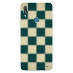 Átlátszó szilikon tok az alábbi mobiltelefonokra Huawei Y6 2019 - Shadow Chess