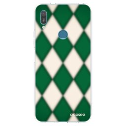 Átlátszó szilikon tok az alábbi mobiltelefonokra Huawei Y6 2019 - Emerald Diamond