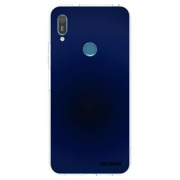 Átlátszó szilikon tok az alábbi mobiltelefonokra Huawei Y6 2019 - Deep Ocean