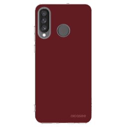 Átlátszó szilikon tok az alábbi mobiltelefonokra Huawei P30 Lite - Red Bliss