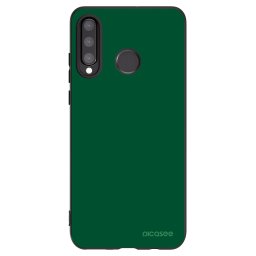 Fekete szilikon tok az alábbi mobiltelefonokra Huawei P30 Lite - Green Gleam
