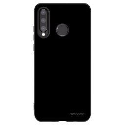 Fekete szilikon tok az alábbi mobiltelefonokra Huawei P30 Lite - Black Bliss