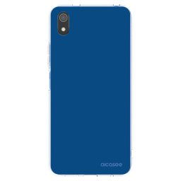 Átlátszó szilikon tok az alábbi mobiltelefonokra Xiaomi Redmi 7A - Navy Blue