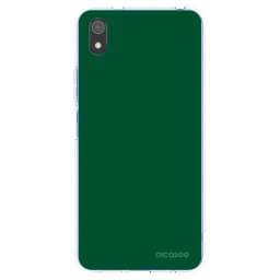 Átlátszó szilikon tok az alábbi mobiltelefonokra Xiaomi Redmi 7A - Green Gleam