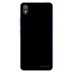 Átlátszó szilikon tok az alábbi mobiltelefonokra Xiaomi Redmi 7A - Black Bliss