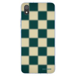 Átlátszó szilikon tok az alábbi mobiltelefonokra Xiaomi Redmi 7A - Shadow Chess