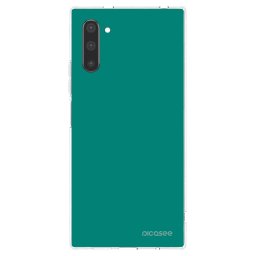 Átlátszó szilikon tok az alábbi mobiltelefonokra Samsung Galaxy Note 10 N970F - Emerald Mist