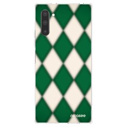 Átlátszó szilikon tok az alábbi mobiltelefonokra Samsung Galaxy Note 10 N970F - Emerald Diamond