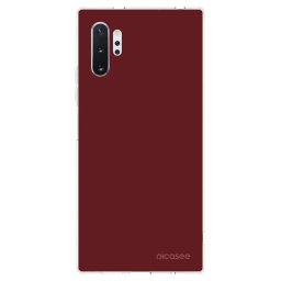 Átlátszó szilikon tok az alábbi mobiltelefonokra Samsung Galaxy Note 10+ N975F - Red Bliss