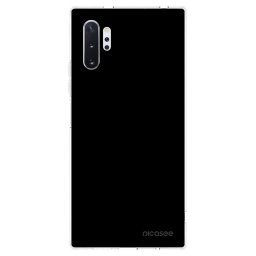 Átlátszó szilikon tok az alábbi mobiltelefonokra Samsung Galaxy Note 10+ N975F - Black Bliss