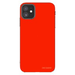 Átlátszó szilikon tok az alábbi mobiltelefonokra Apple iPhone 11 - Maranello Red