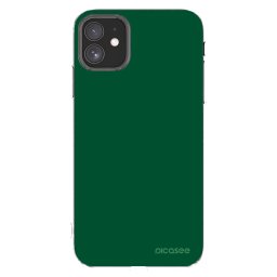 Átlátszó szilikon tok az alábbi mobiltelefonokra Apple iPhone 11 - Green Gleam