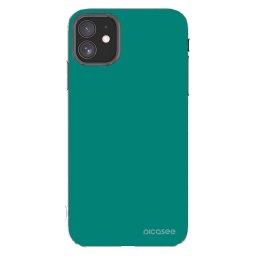 Átlátszó szilikon tok az alábbi mobiltelefonokra Apple iPhone 11 - Emerald Mist