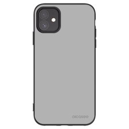 Fekete szilikon tok az alábbi mobiltelefonokra Apple iPhone 11 - Stone