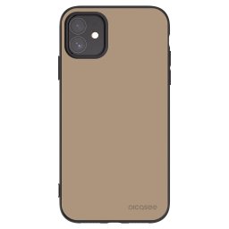 Fekete szilikon tok az alábbi mobiltelefonokra Apple iPhone 11 - Soft Sand