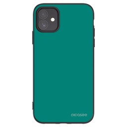 Fekete szilikon tok az alábbi mobiltelefonokra Apple iPhone 11 - Emerald Mist