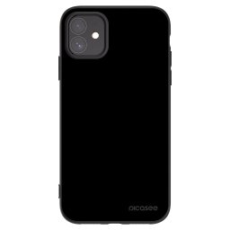 Fekete szilikon tok az alábbi mobiltelefonokra Apple iPhone 11 - Black Bliss