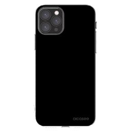 Átlátszó szilikon tok az alábbi mobiltelefonokra Apple iPhone 11 Pro - Black Bliss