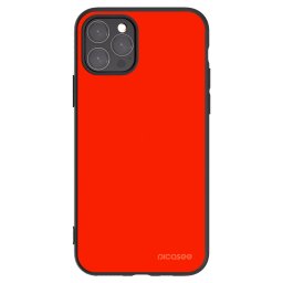 Fekete szilikon tok az alábbi mobiltelefonokra Apple iPhone 11 Pro - Maranello Red