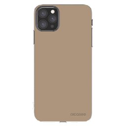 Átlátszó szilikon tok az alábbi mobiltelefonokra Apple iPhone 11 Pro Max - Soft Sand