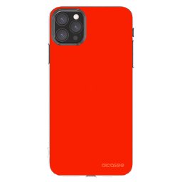 Átlátszó szilikon tok az alábbi mobiltelefonokra Apple iPhone 11 Pro Max - Maranello Red