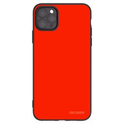 Fekete szilikon tok az alábbi mobiltelefonokra Apple iPhone 11 Pro Max - Maranello Red