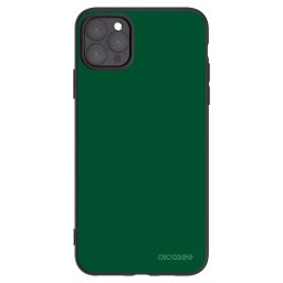 Fekete szilikon tok az alábbi mobiltelefonokra Apple iPhone 11 Pro Max - Green Gleam