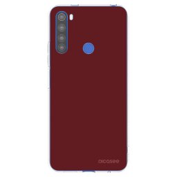Átlátszó szilikon tok az alábbi mobiltelefonokra Xiaomi Redmi Note 8T - Red Bliss