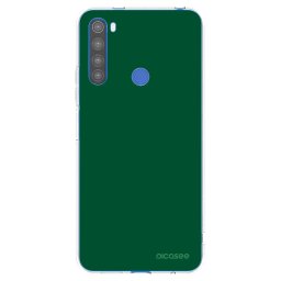 Átlátszó szilikon tok az alábbi mobiltelefonokra Xiaomi Redmi Note 8T - Green Gleam