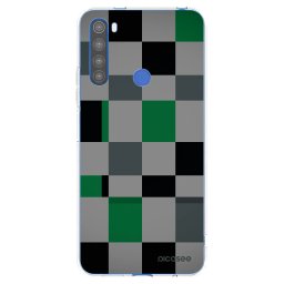 Átlátszó szilikon tok az alábbi mobiltelefonokra Xiaomi Redmi Note 8T - Block Grid