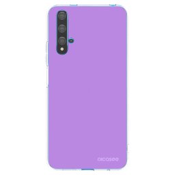 Átlátszó szilikon tok az alábbi mobiltelefonokra Huawei Nova 5T - Mystic Melody