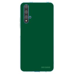 Átlátszó szilikon tok az alábbi mobiltelefonokra Huawei Nova 5T - Green Gleam