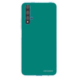 Átlátszó szilikon tok az alábbi mobiltelefonokra Huawei Nova 5T - Emerald Mist