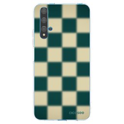 Átlátszó szilikon tok az alábbi mobiltelefonokra Huawei Nova 5T - Shadow Chess