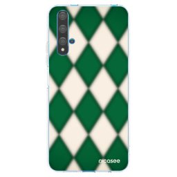 Átlátszó szilikon tok az alábbi mobiltelefonokra Huawei Nova 5T - Emerald Diamond