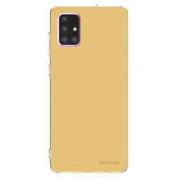 Átlátszó szilikon tok az alábbi mobiltelefonokra Samsung Galaxy A71 A715F - Canary Crystal
