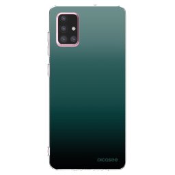 Átlátszó szilikon tok az alábbi mobiltelefonokra Samsung Galaxy A71 A715F - Verdant Fade