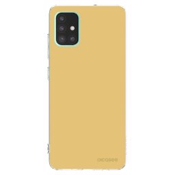 Átlátszó szilikon tok az alábbi mobiltelefonokra Samsung Galaxy A51 A515F - Canary Crystal
