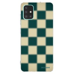 Átlátszó szilikon tok az alábbi mobiltelefonokra Samsung Galaxy A51 A515F - Shadow Chess