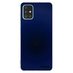 Átlátszó szilikon tok az alábbi mobiltelefonokra Samsung Galaxy A51 A515F - Deep Ocean