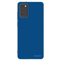 Átlátszó szilikon tok az alábbi mobiltelefonokra Samsung Galaxy S20+ G985F - Navy Blue