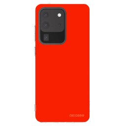 Átlátszó szilikon tok az alábbi mobiltelefonokra Samsung Galaxy S20 Ultra 5G G988F - Maranello Red