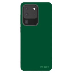 Átlátszó szilikon tok az alábbi mobiltelefonokra Samsung Galaxy S20 Ultra 5G G988F - Green Gleam