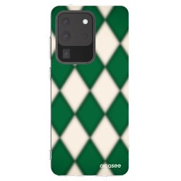 Átlátszó szilikon tok az alábbi mobiltelefonokra Samsung Galaxy S20 Ultra 5G G988F - Emerald Diamond