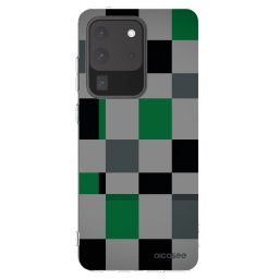 Átlátszó szilikon tok az alábbi mobiltelefonokra Samsung Galaxy S20 Ultra 5G G988F - Block Grid