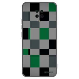 Fekete szilikon tok az alábbi mobiltelefonokra Xiaomi Redmi Note 9 Pro - Block Grid