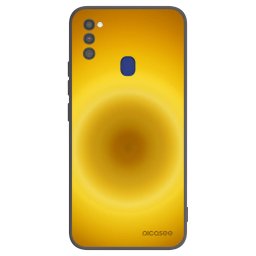 Fekete szilikon tok az alábbi mobiltelefonokra Samsung Galaxy M21 M215F - Solar Pulse