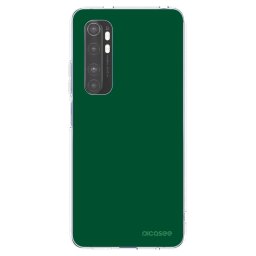 Átlátszó szilikon tok az alábbi mobiltelefonokra Xiaomi Mi Note 10 Lite - Green Gleam