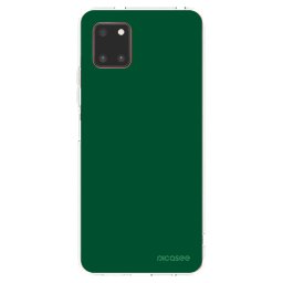 Átlátszó szilikon tok az alábbi mobiltelefonokra Samsung Galaxy Note 10 Lite N770F - Green Gleam
